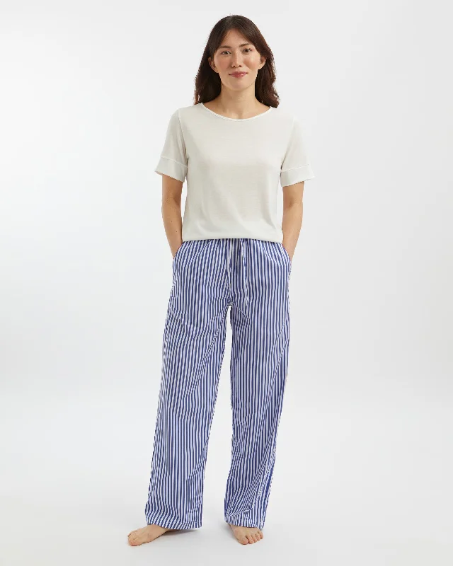 Women's Classic Cotton Lucinda Pyjama Trousers - St. Moritz