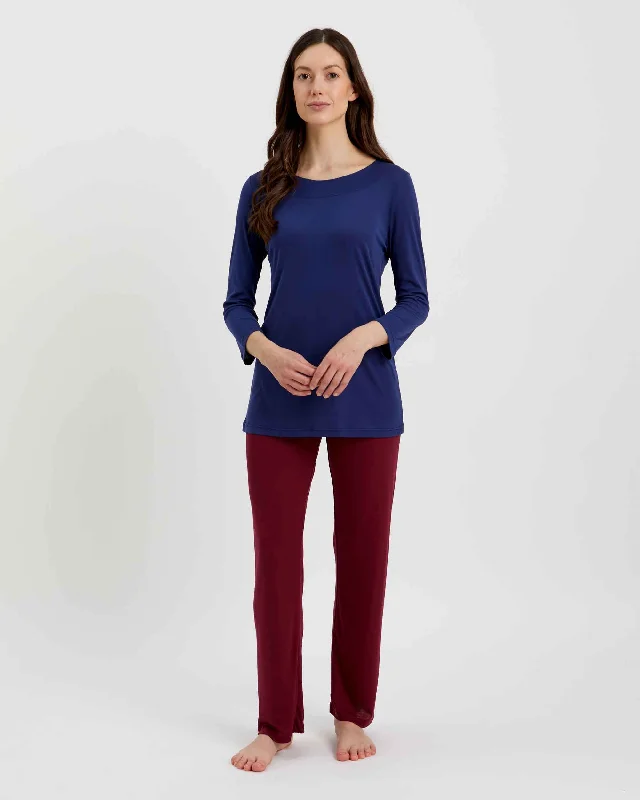 Women's Lyocell Lounge Trouser - Berry