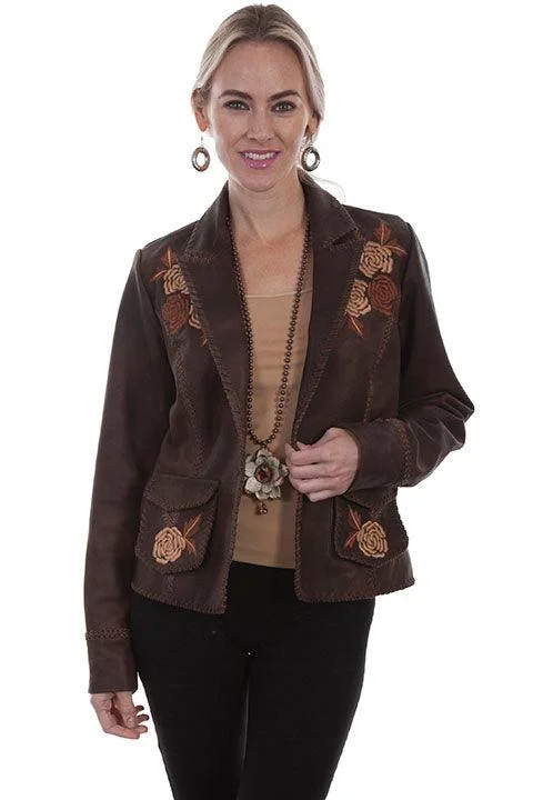 Scully Leather Old Brown Ladies Womens Jacket