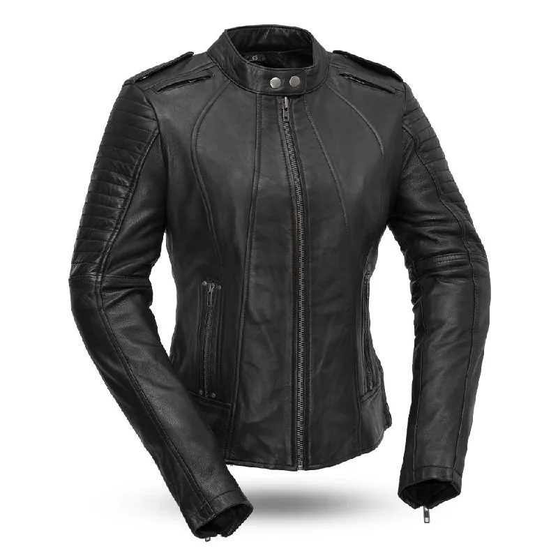 Biker - Women's Leather Motorcycle Jacket