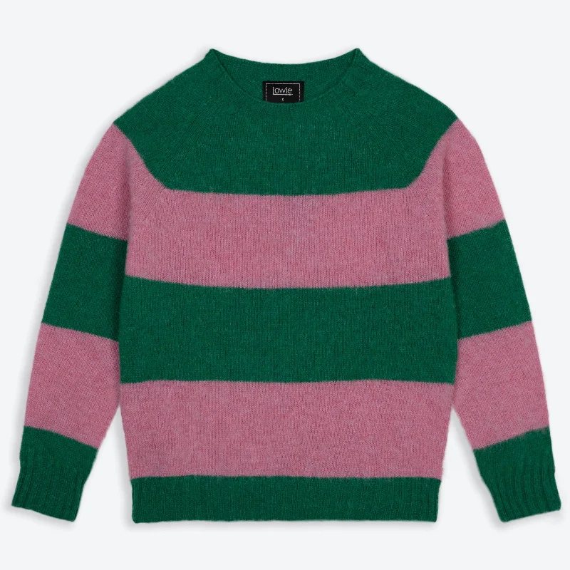 Brushed Stripe Pixie/Pink Jumper