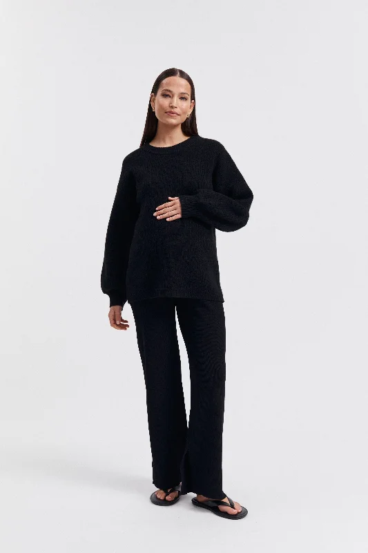 Cosy Knit Jumper (Black)