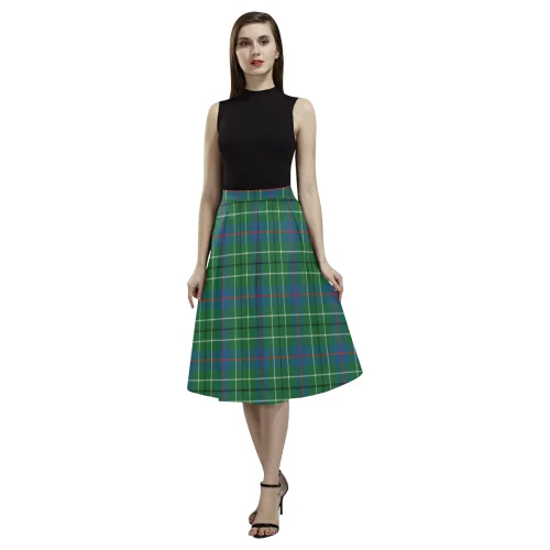 Duncan Ancient Tartan Aoede Crepe Skirt