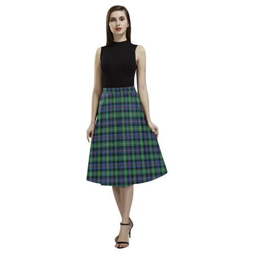 Farquharson Ancient Tartan Aoede Crepe Skirt