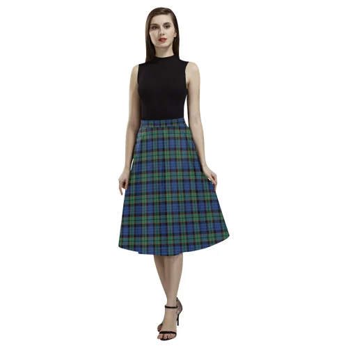 Fletcher Ancient Tartan Aoede Crepe Skirt