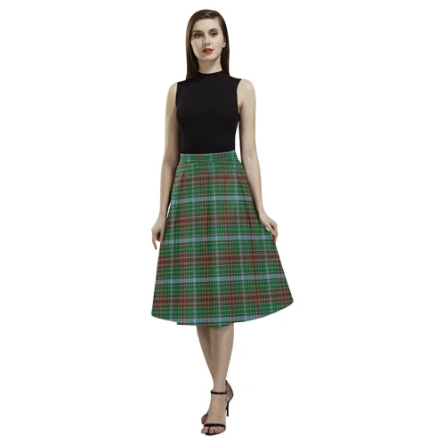 Gayre Tartan Aoede Crepe Skirt