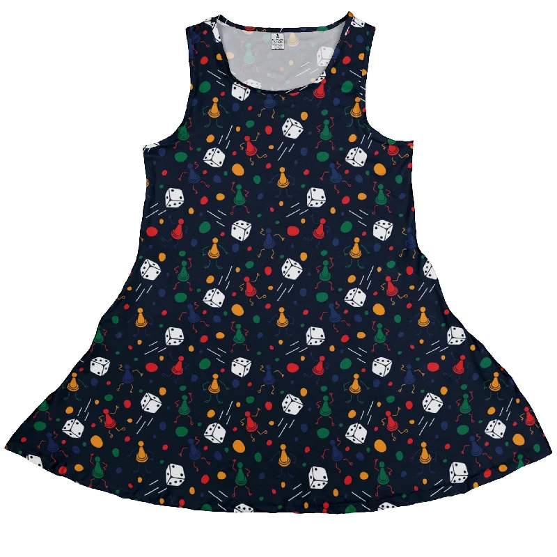 Pawn Party Blue Board Game Dress