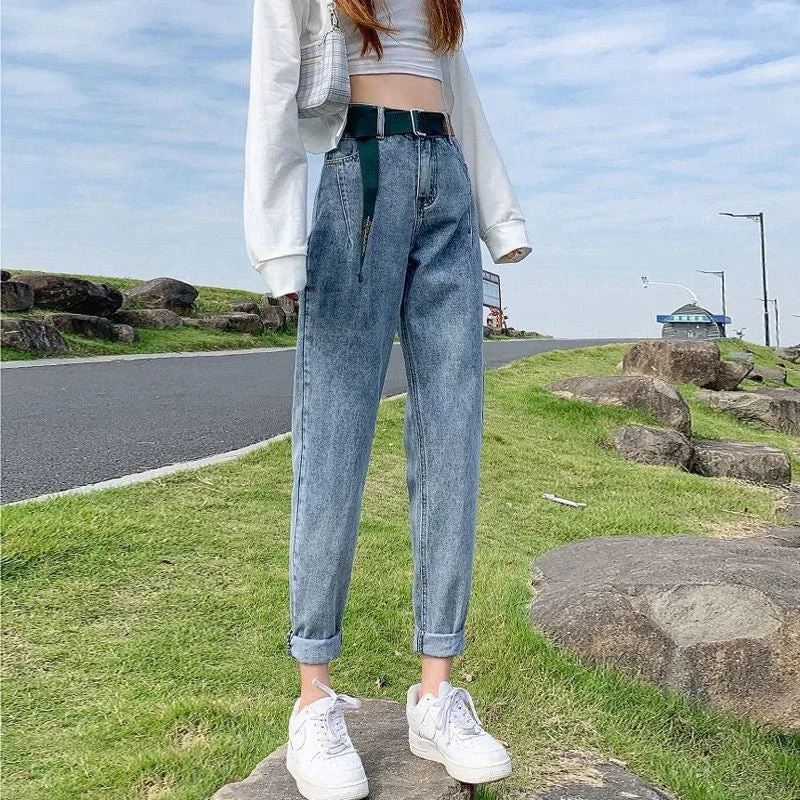 NiDELL: Women’s Vintage Trousers Long Pants for Spring