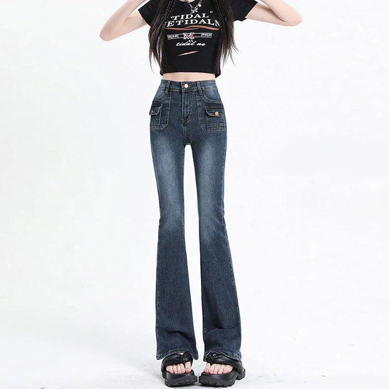 NiDELL: Women’s Vintage Jeans Long Pants For Women