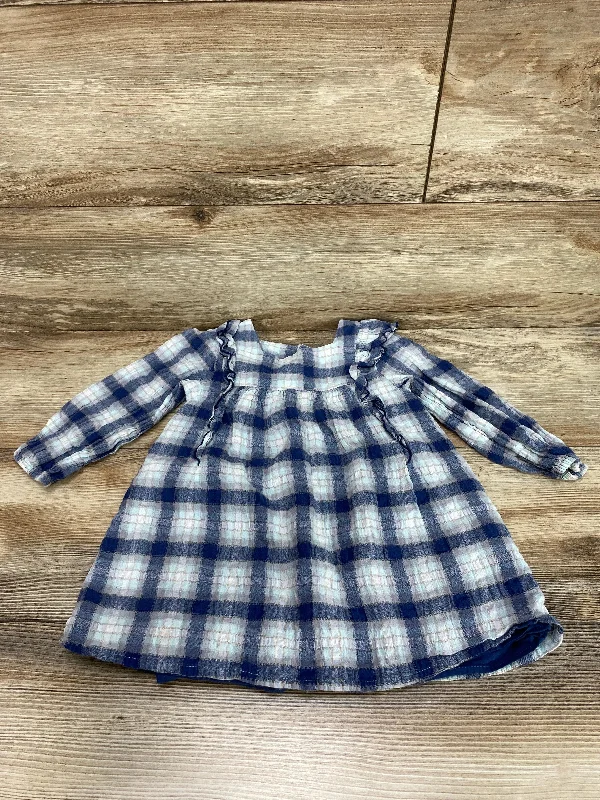 Zara Plaid Ruffle Dress sz 2-3