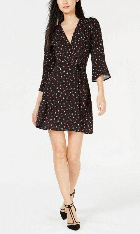 French Connection 71KPU - Bell Sleeve Floral Casual Dress