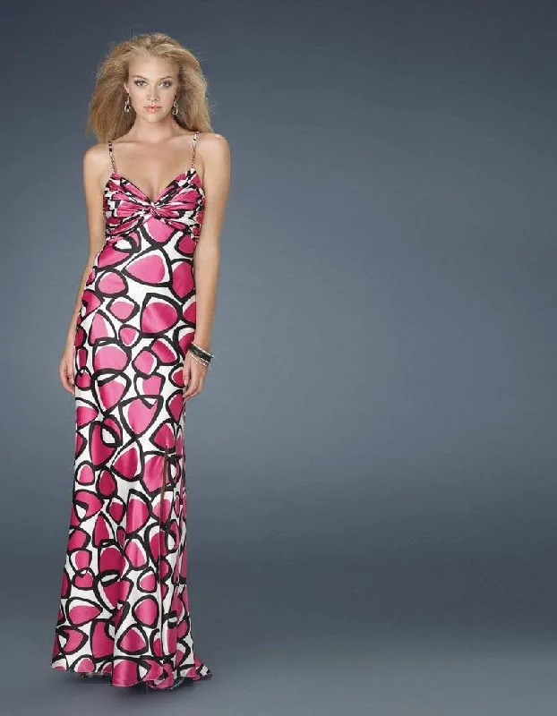 La Femme - 14221 Long Printed Dress