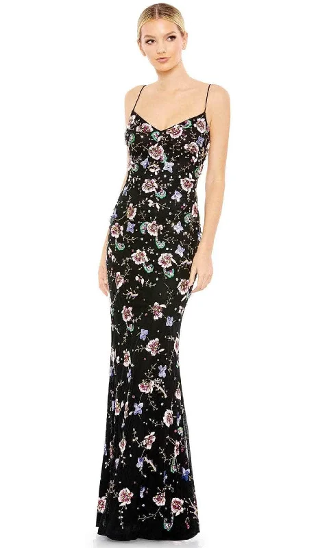 Mac Duggal 10890 - Floral Sheath Prom Dress