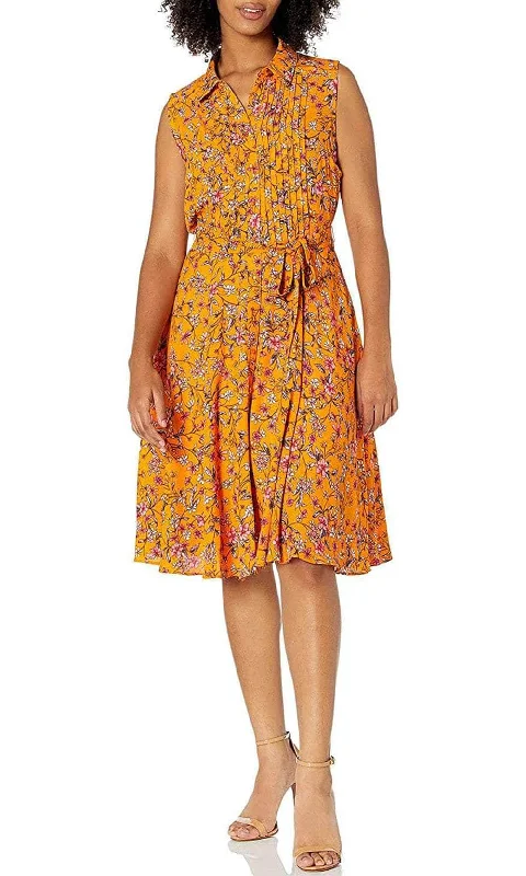 Nanette Nanette Lepore NM9K171J3 - Collared Floral Casual Dress