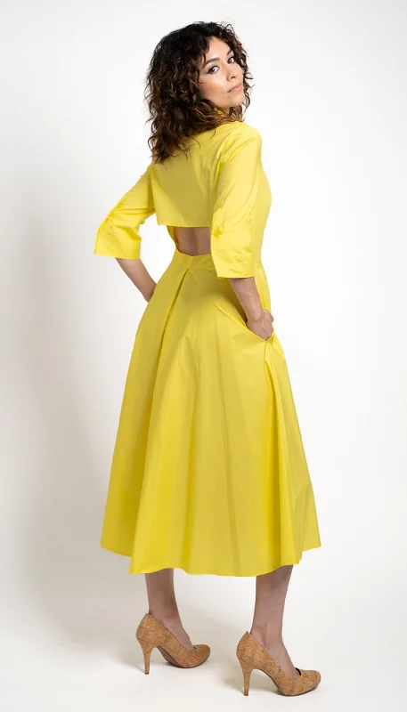 Valeria ShirtDress/ Sunflower Yellow